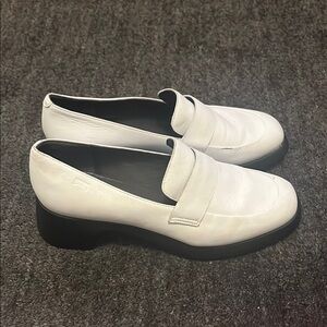 Elegant White Women's Loafers